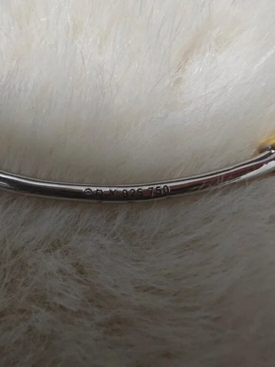 David Yurman Silver and Gold Necklace - Picture 6 of 6